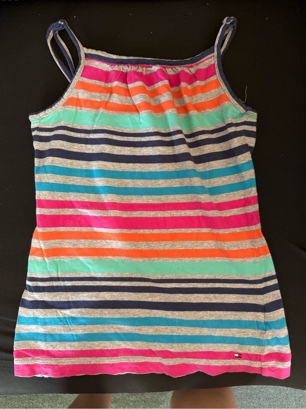Tommy Hilfiger Girls' Multicolor Striped Camisole Tank